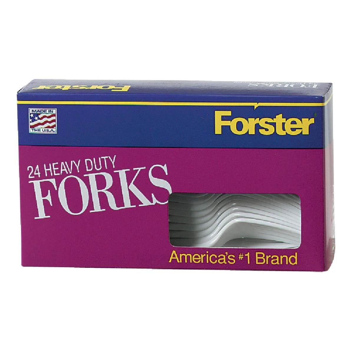 Diamond Heavy-Duty Plastic Forks (24-Count BX)