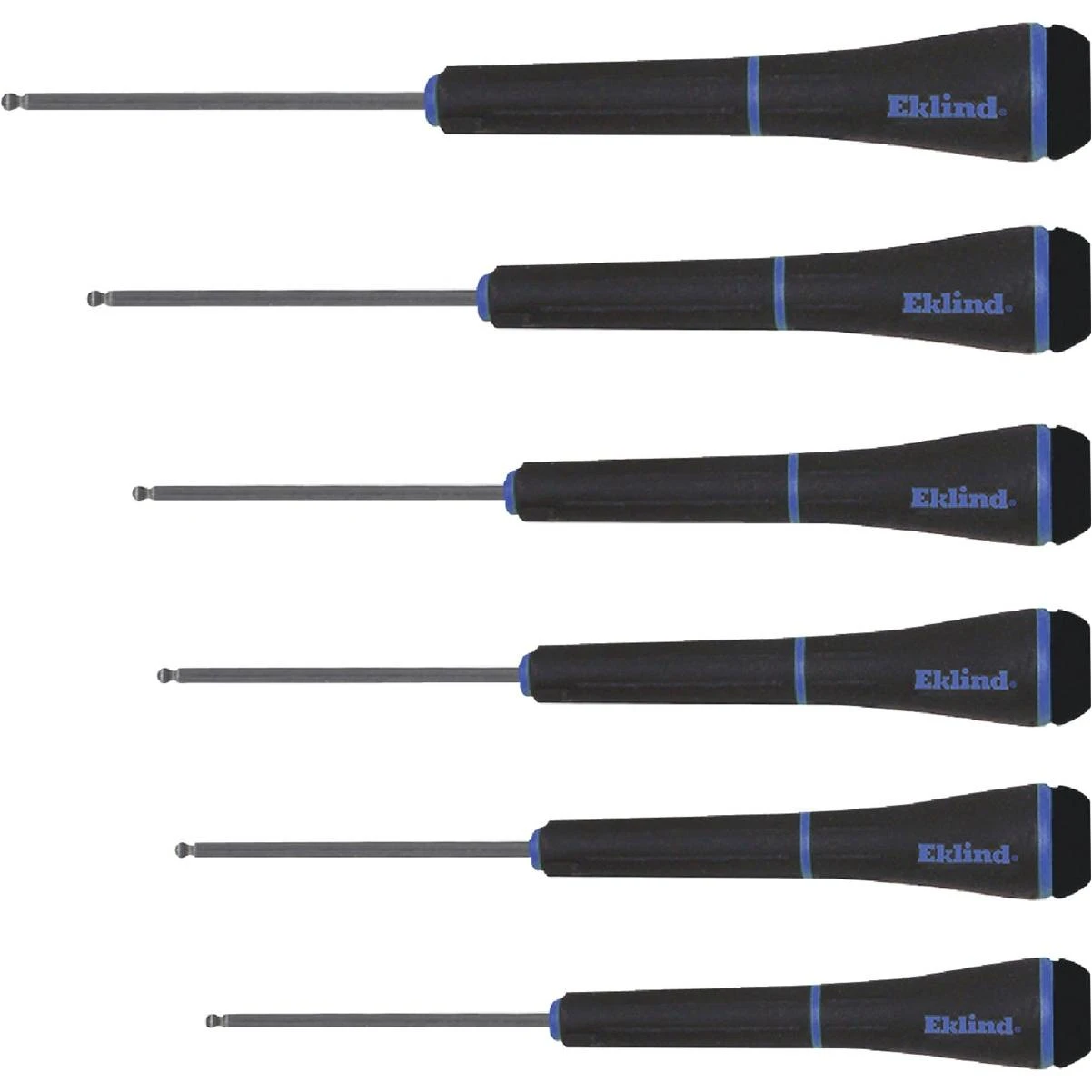 Eklind Metric Precision Ball-End Hex Key Set, 6-Piece