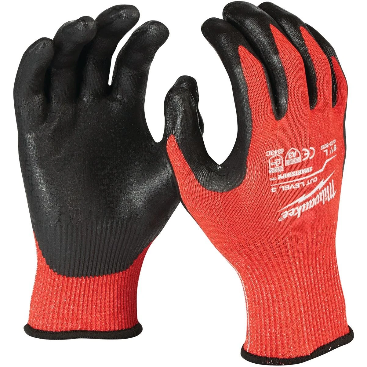 Milwaukee Unisex Large Nitrile Coated Cut Level 3 Work Glove