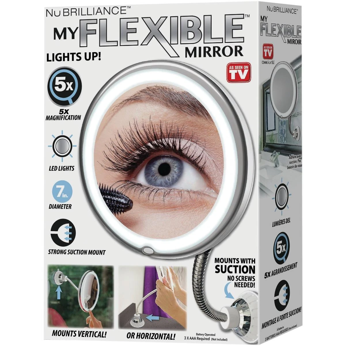 NuBrilliance My Flexible 7 In. Mirror