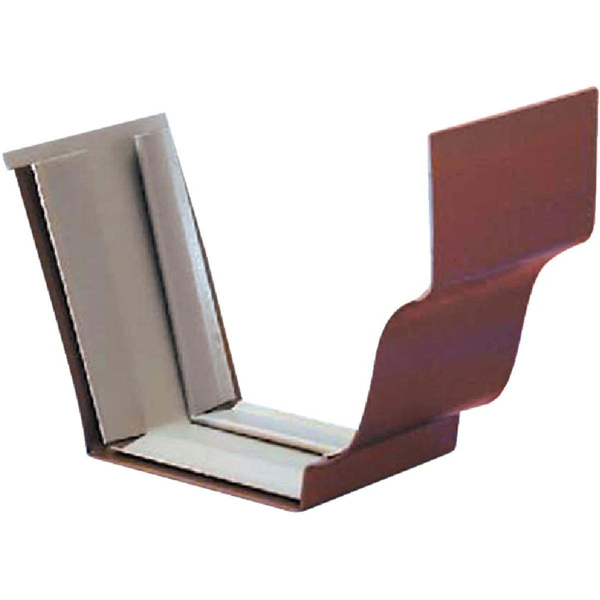 Spectra Metals 5 In. Aluminum Brown Slip-Joint Gutter Connection