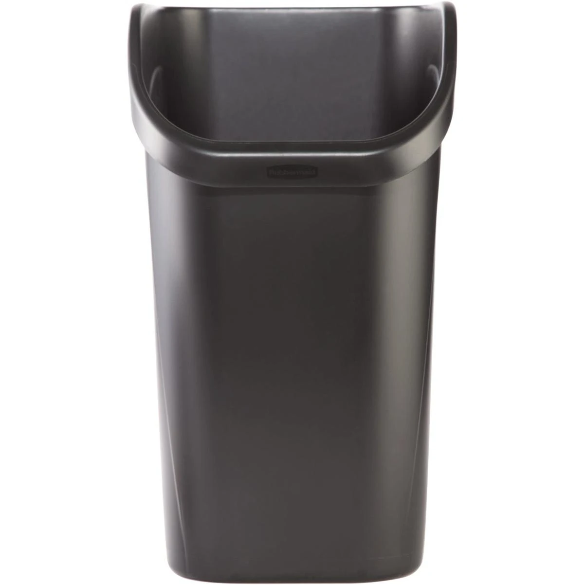 Rubbermaid 9.4 Gal. Black Undercounter Wastebasket