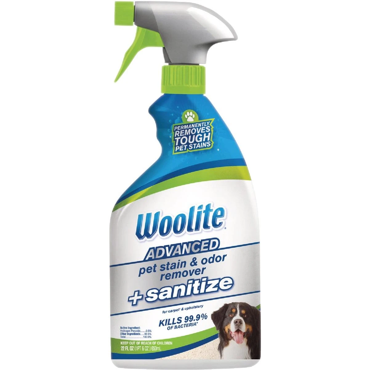 Woolite 22 Oz. Advanced Pet Carpet Stain & Odor Remover + Sanitize 