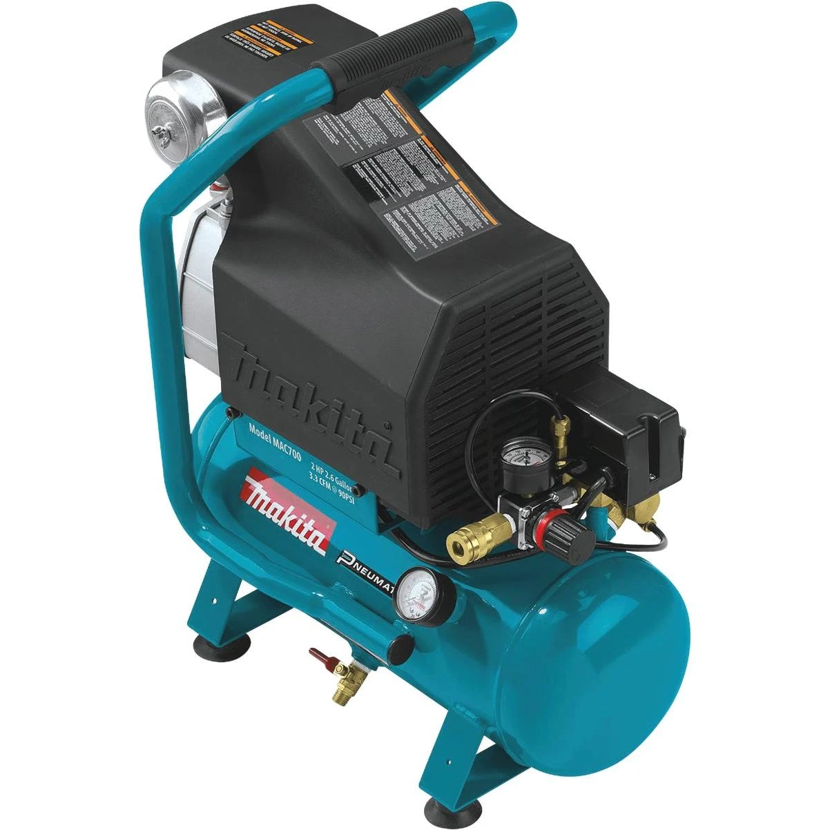 Makita Big Bore 2.6 Gal. Portabile 130 psi Air Compressor