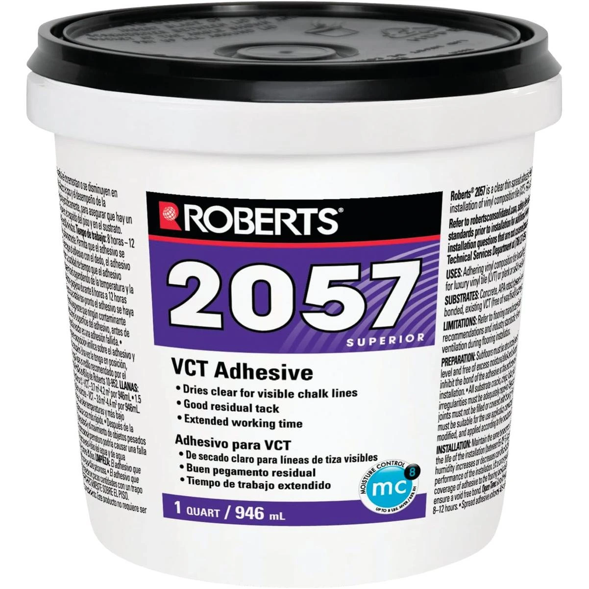Roberts 2057 VCT EZ 4 Gal. Vinyl Composition Tile Adhesive