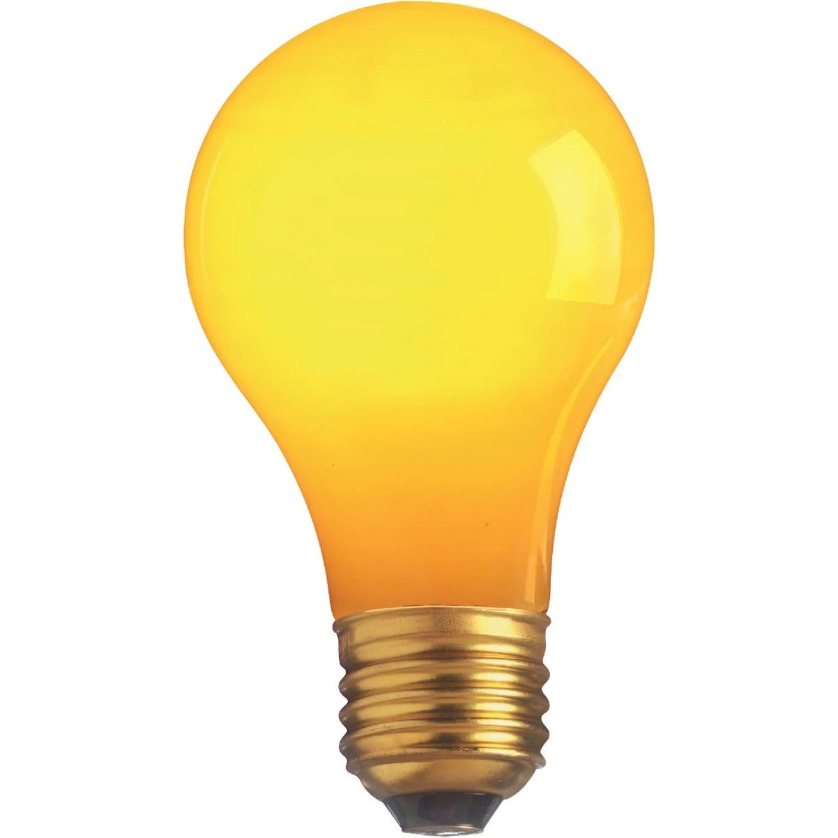 Satco 25W Ceramic Yellow Medium A19 Incandescent Party Light Bulb