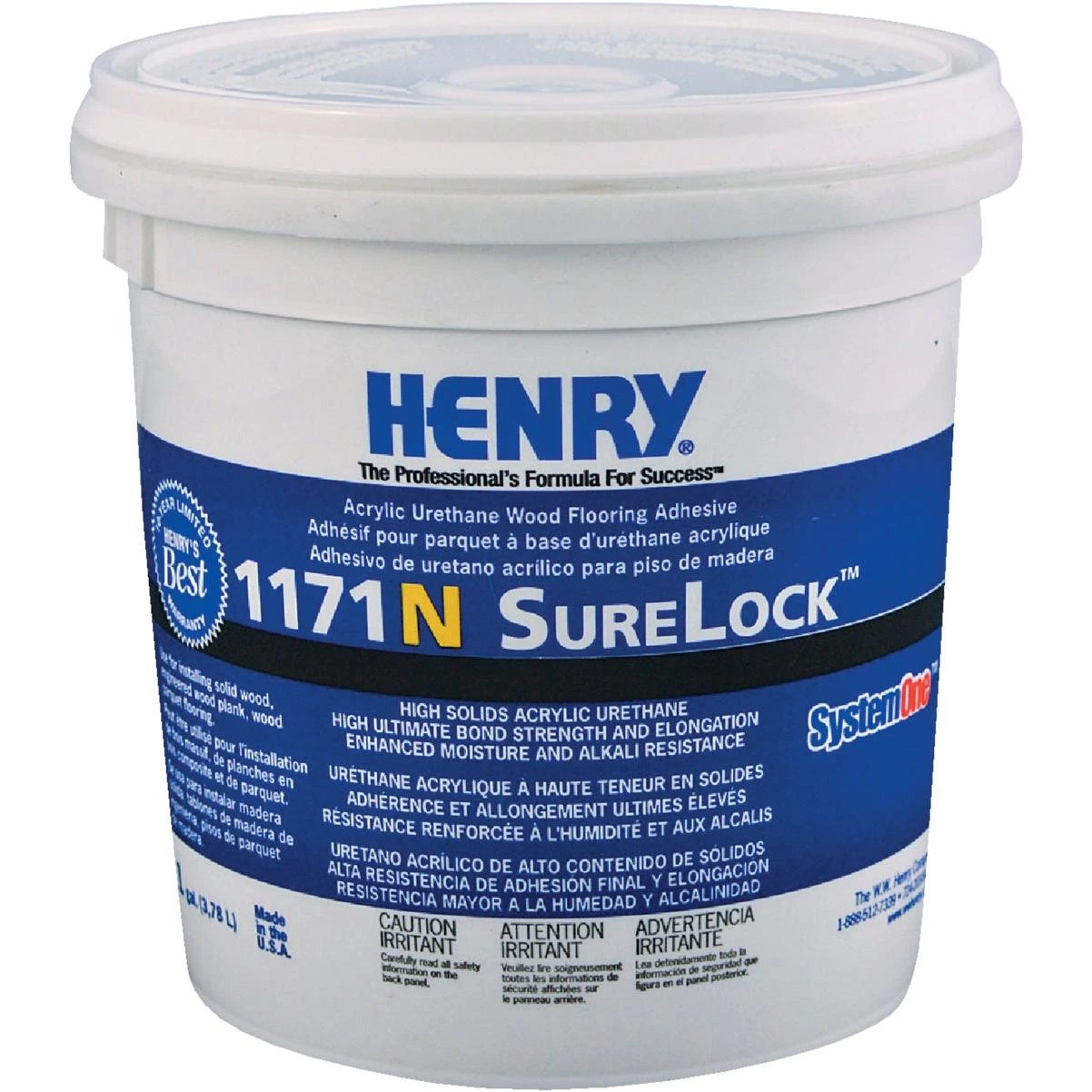 Henry SureLock Wood Floor Adhesive,1 Gal. 