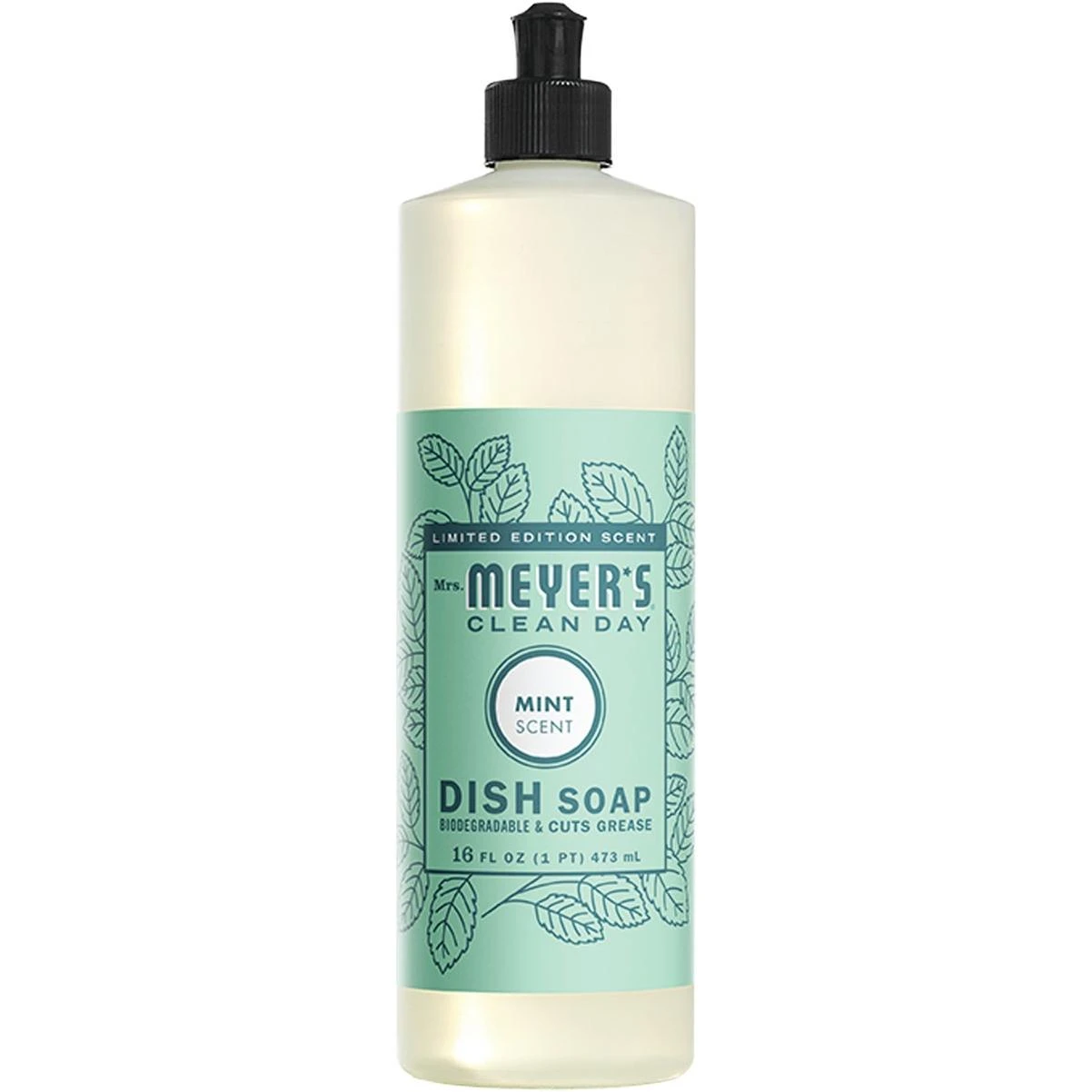 Mrs. Meyer's Clean Day 16 Oz. Mint Liquid Dish Soap