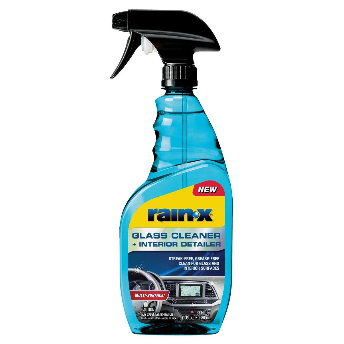 Rain-X Glass 23 Oz. Trigger Spray Automotive Glass Cleaner + Interior Detailer