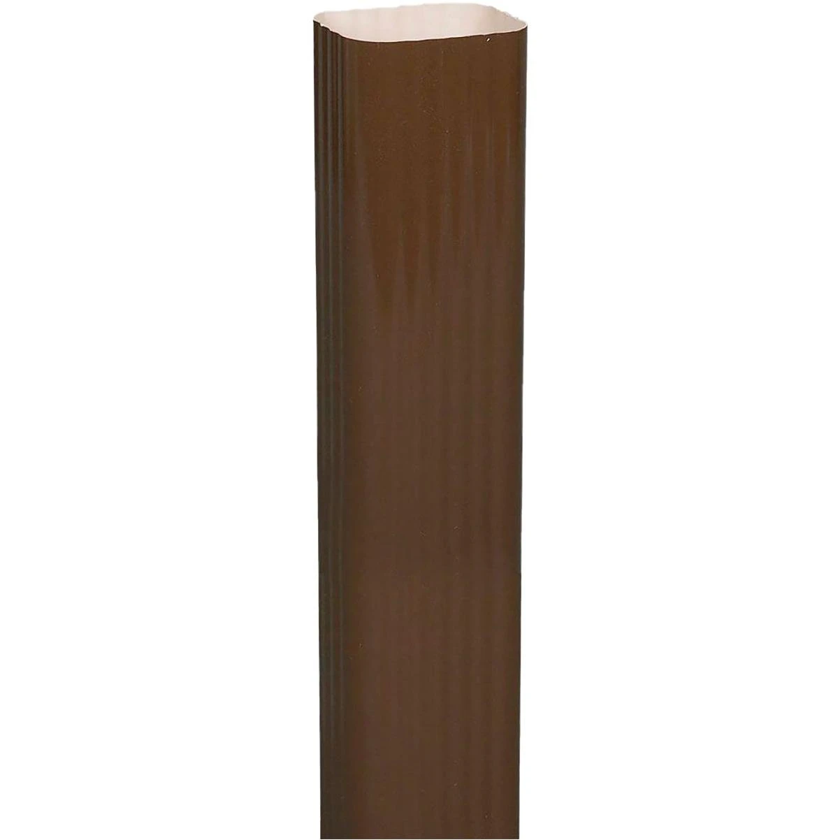 Spectra Metals 3 In. x 4 In. x 15 In. K-Style Brown Aluminum Downspout Extension