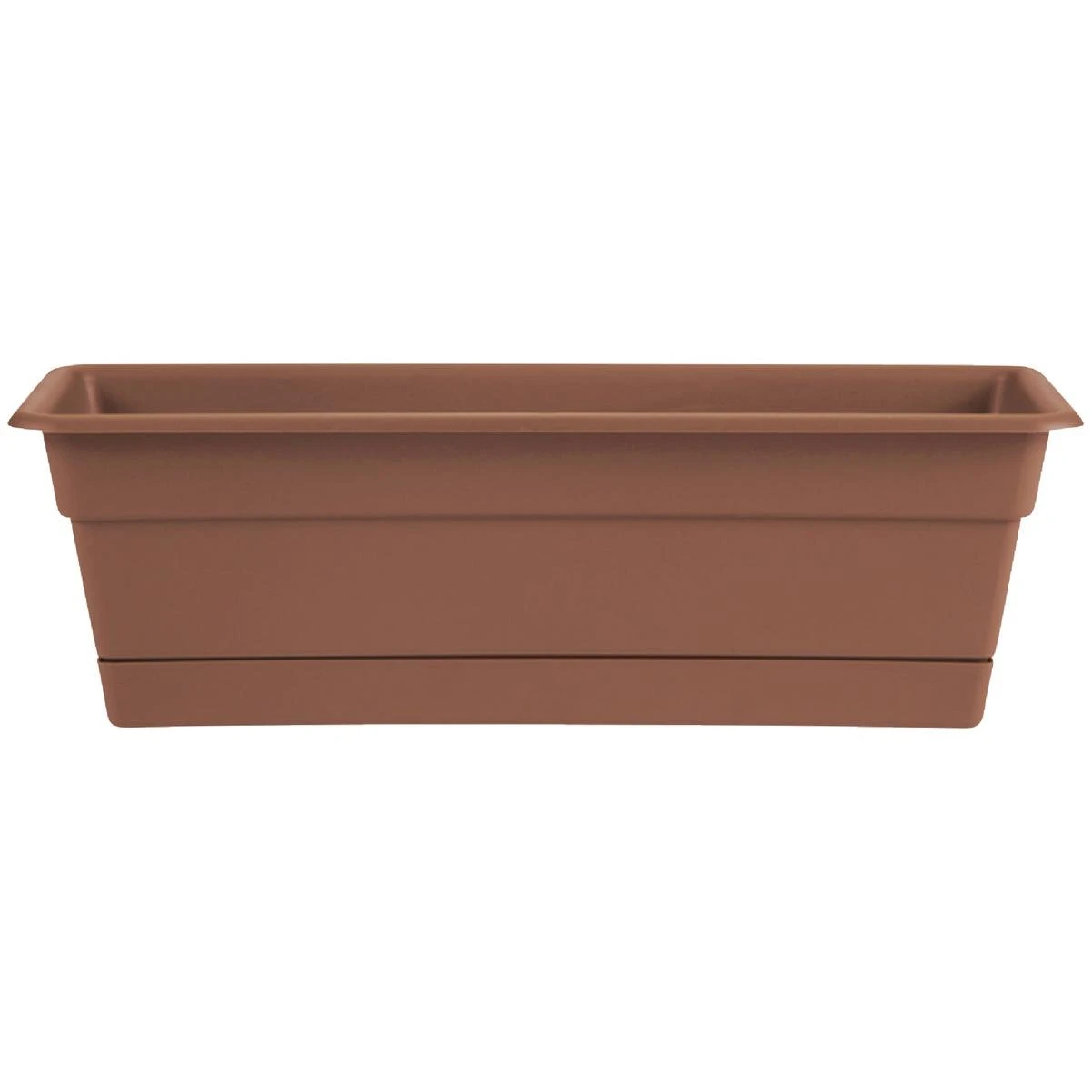 Bloem Dura Cotta 24 In. Plastic Terra Cotta Flower Box