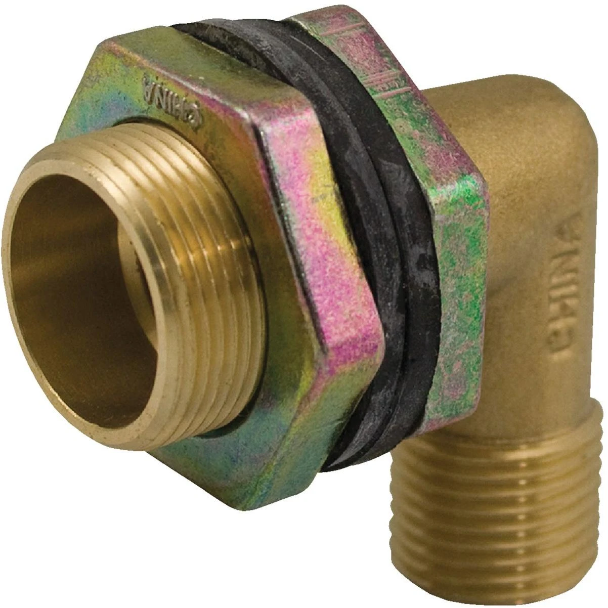 Jones Stephens Brass Shower Stall Coupling Elbow