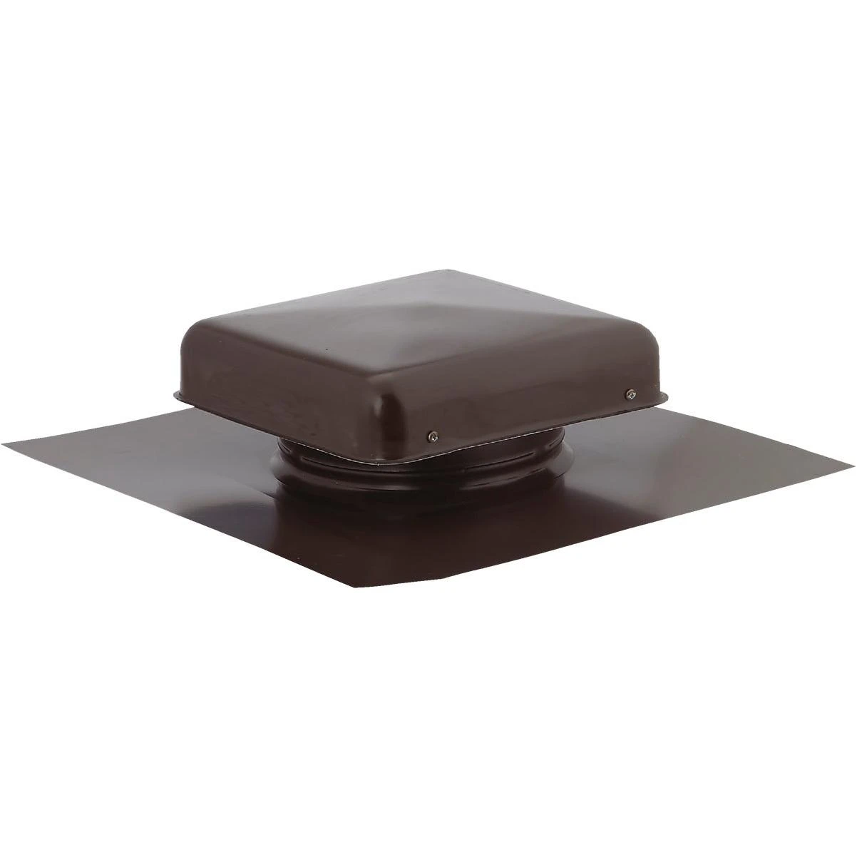 NorWesco 7-3/4" Galvanized Steel Brown Static Roof Mount Attic Vent