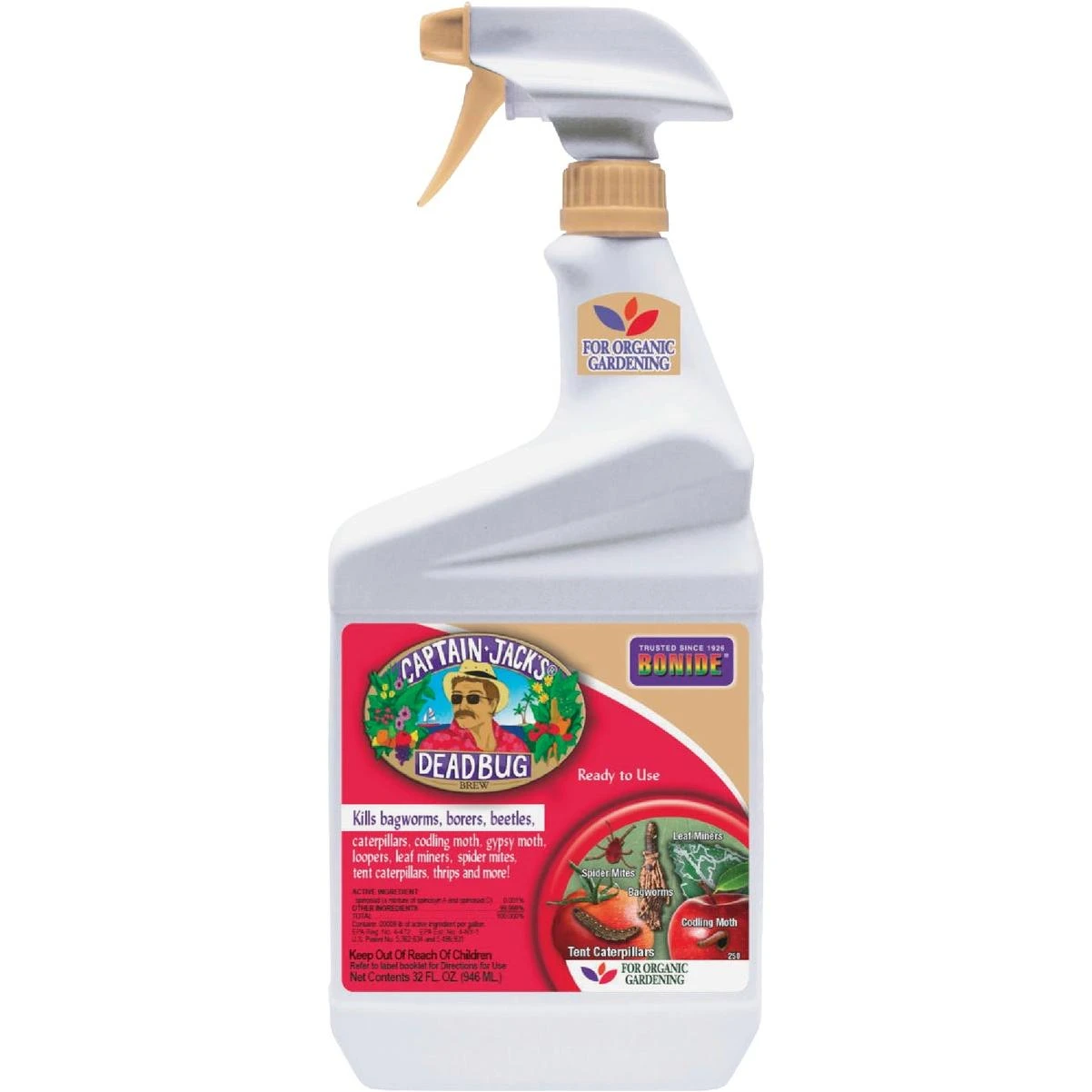 Bonide Captain Jack's Deadbug Brew 32 Oz. Ready To Use Trigger Spray Insect Killer