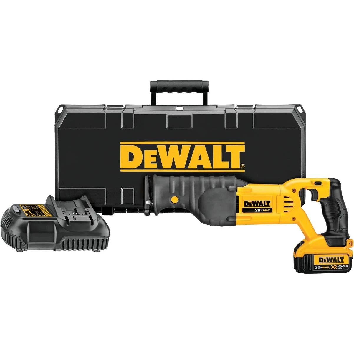 DEWALT 20V MAX Cordless Reciprocating Saw Kit with 5.0 Ah Battery & Charger