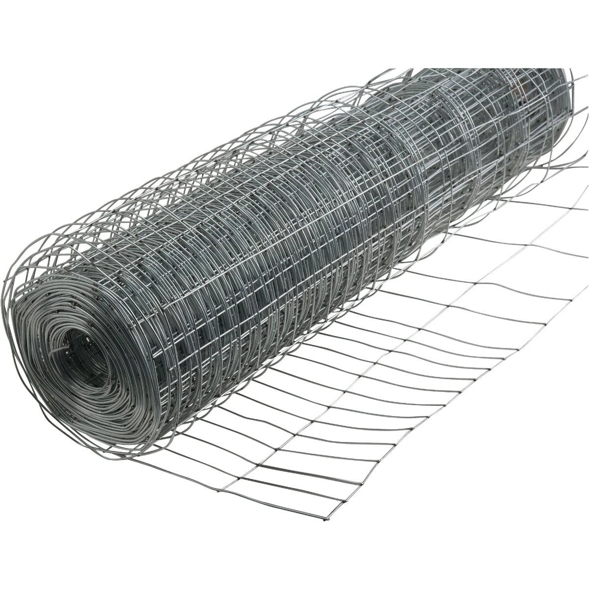 Rabbit Guard 40 In. H. x 50 Ft. L. Galvanized Wire Garden Fence, Silver