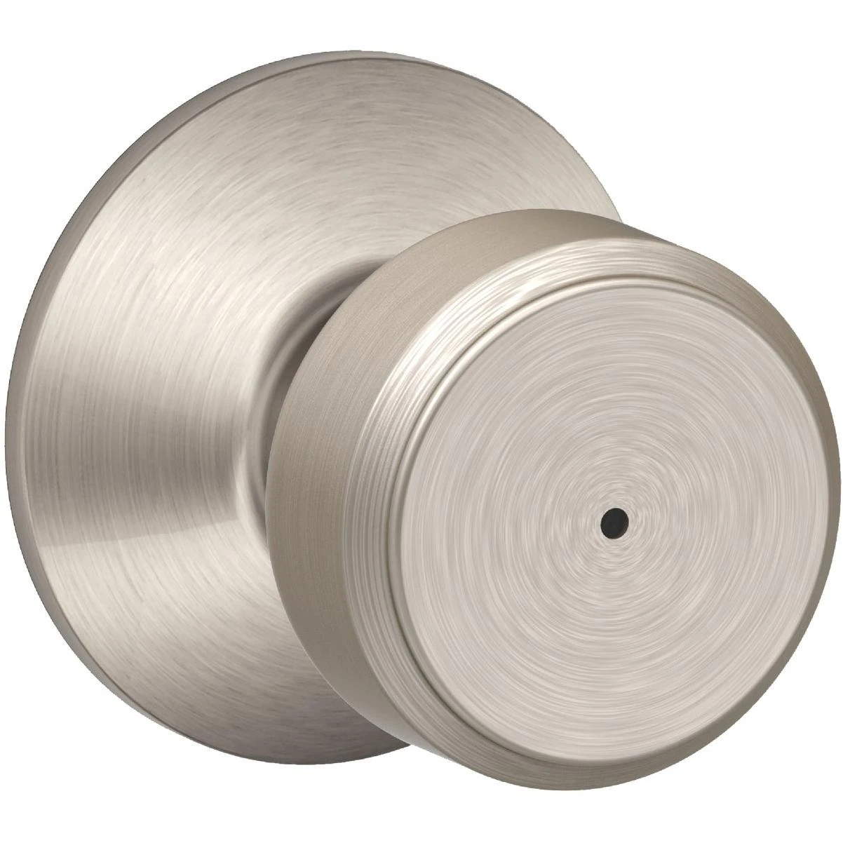 Schlage Bowery Satin Nickel Privacy Door Knob