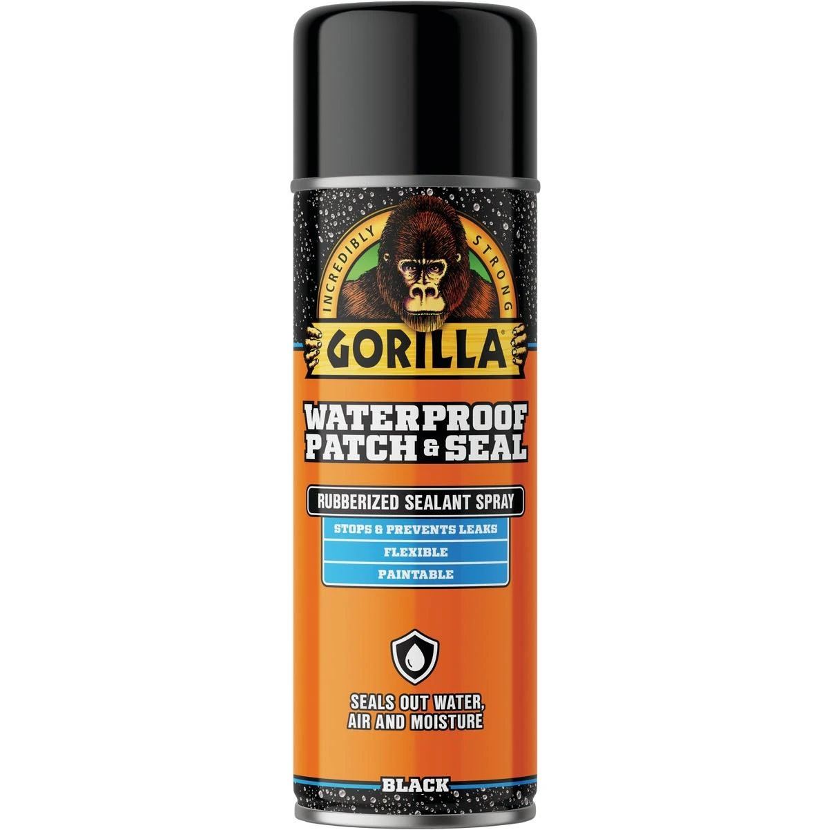 Gorilla 16 Oz. Black Waterproof Patch & Seal Spray