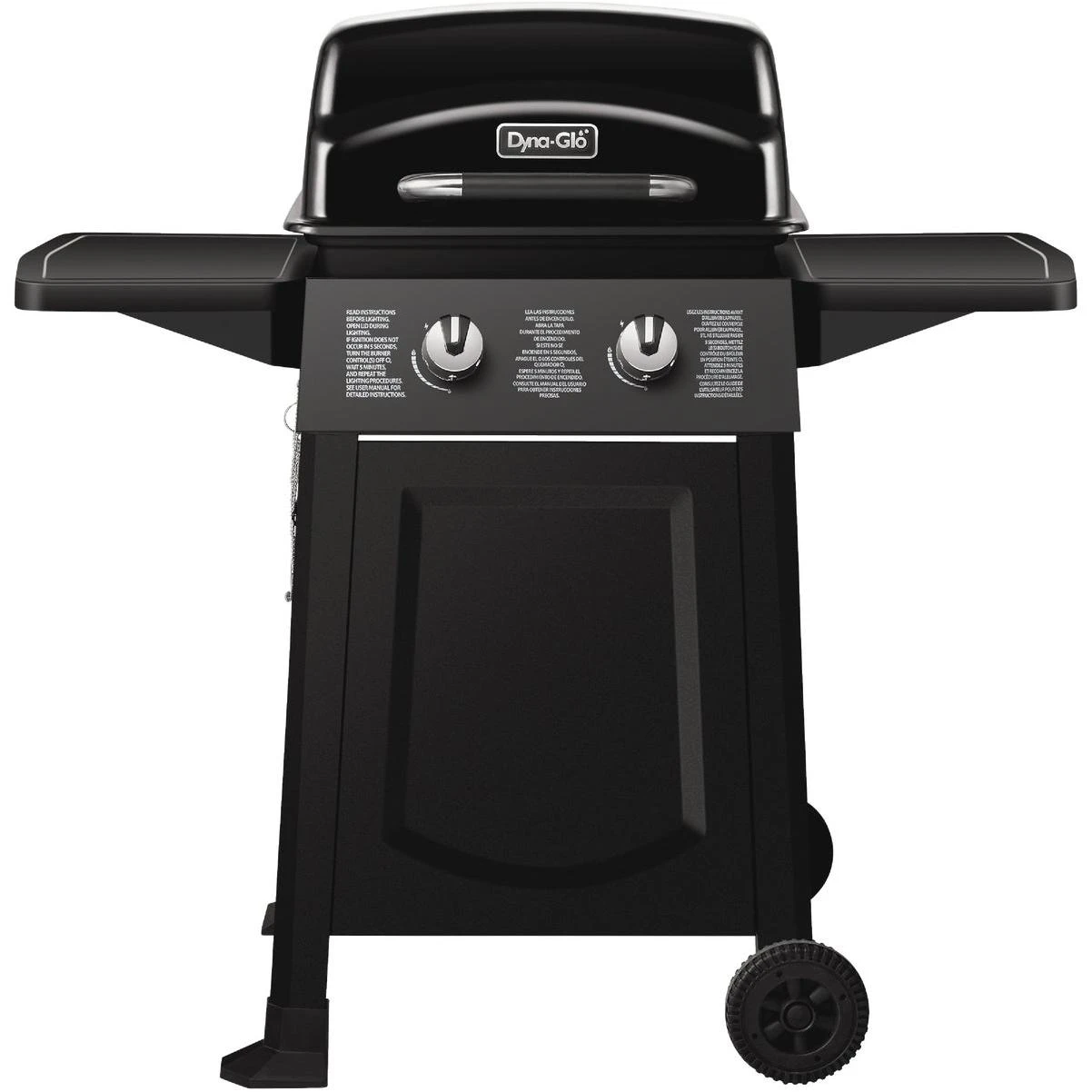 Dyna-Glo 2-Burner Black 20,000 BTU LP Gas Grill