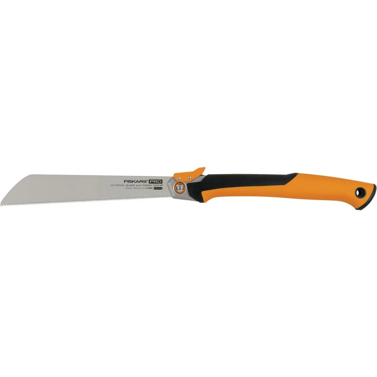 Fiskars Pro POWER TOOTH 10 In. 13 TPI Folding Pull Stroke Pull Saw