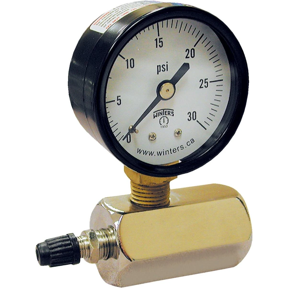 Eastman EZ-FLO Gas Test Pressure Gauge 2" Face 0-30psi