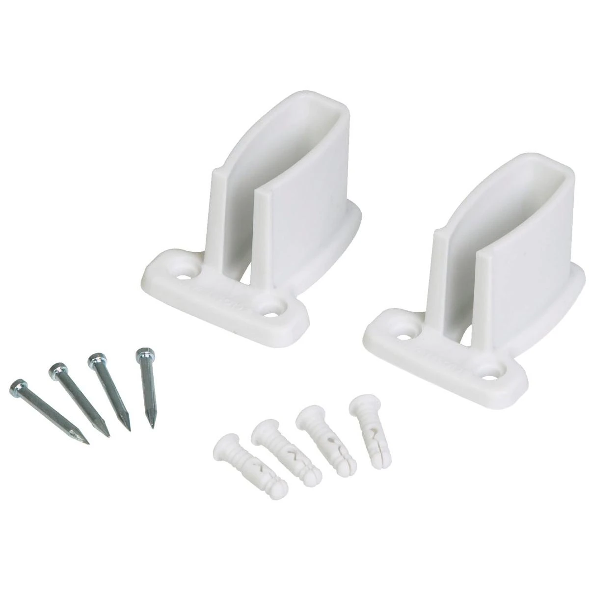 ClosetMaid White Wire Shelf Wall Brackets (12-Pack)