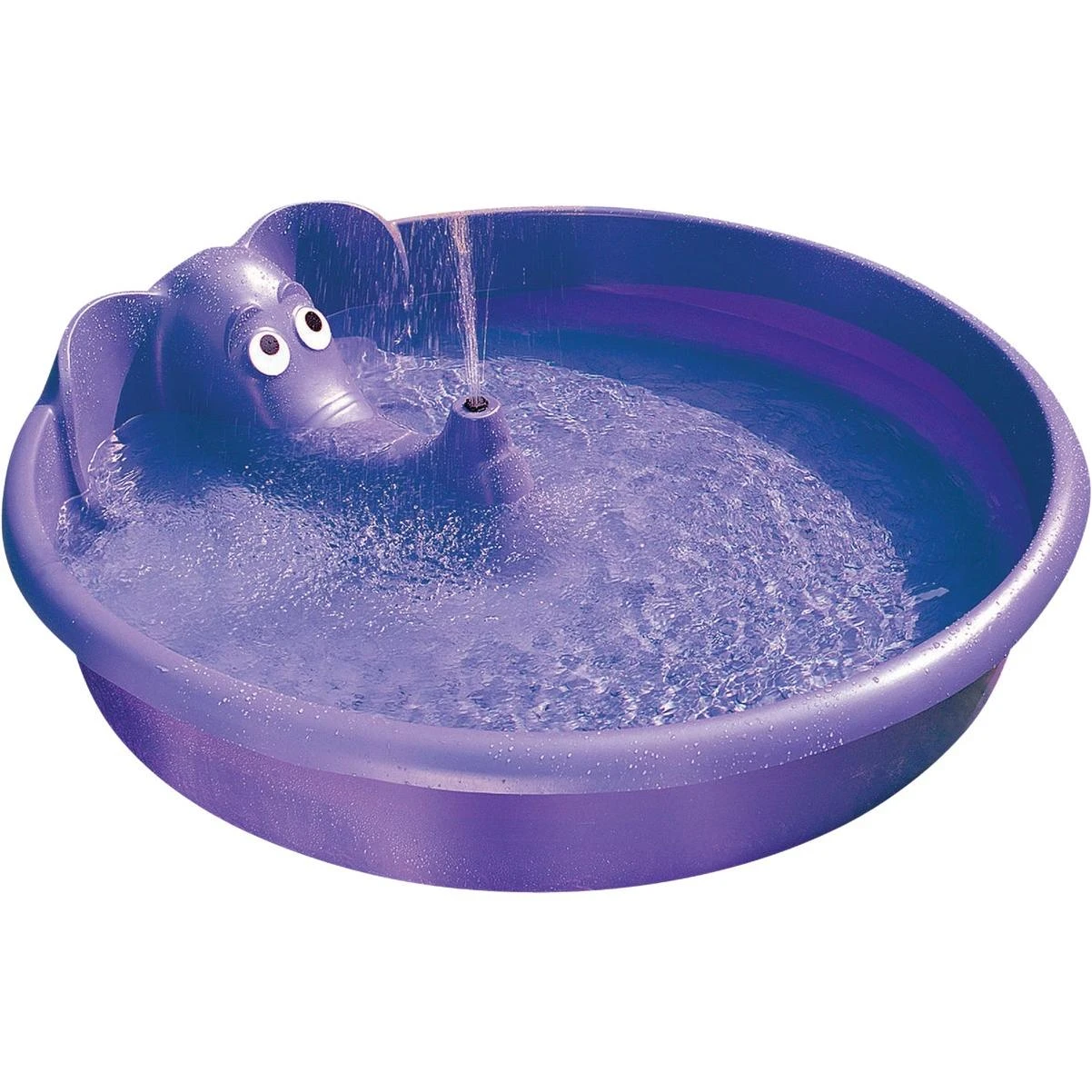 H2O 12 In. D. x 60 In. Dia. Purple Polyethylene Elephant Spray Pool