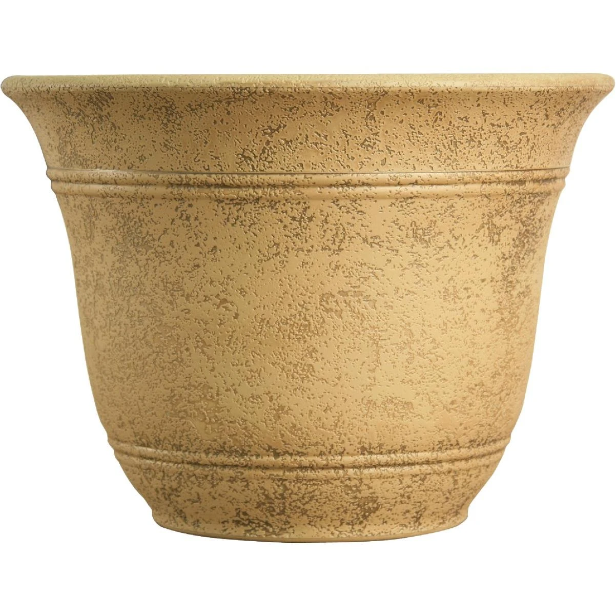 Listo Sierra 11-3/4 In. H. x 16 In. Dia. Arizona Sand Poly Flower Pot