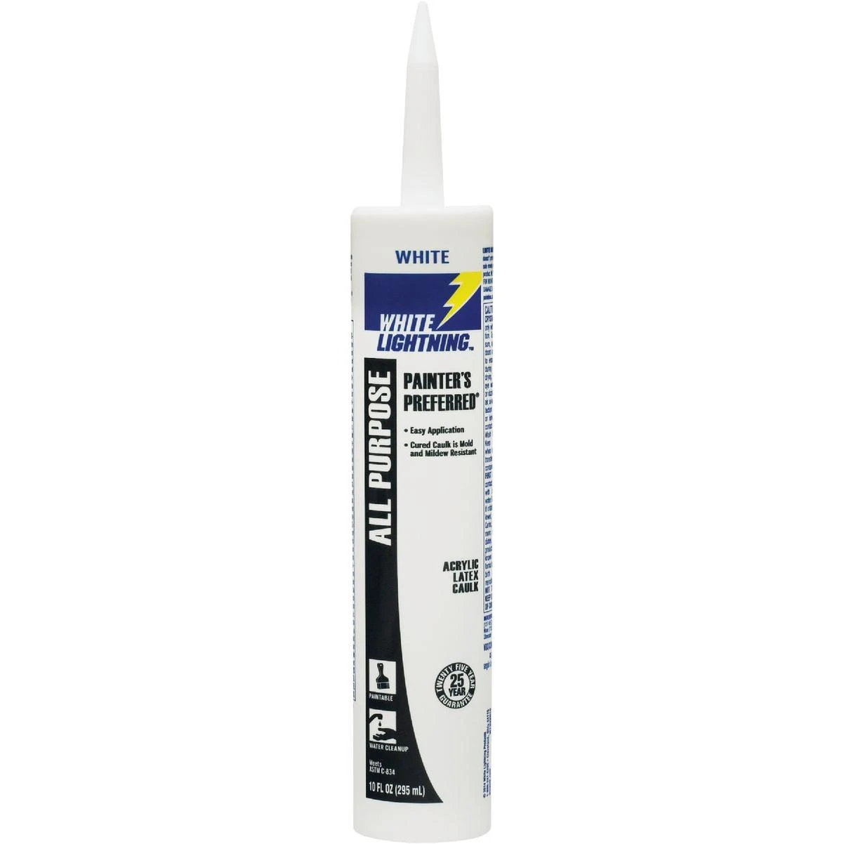 White Lightning Painter's Preferred 10 Oz. White Acrylic Latex Caulk