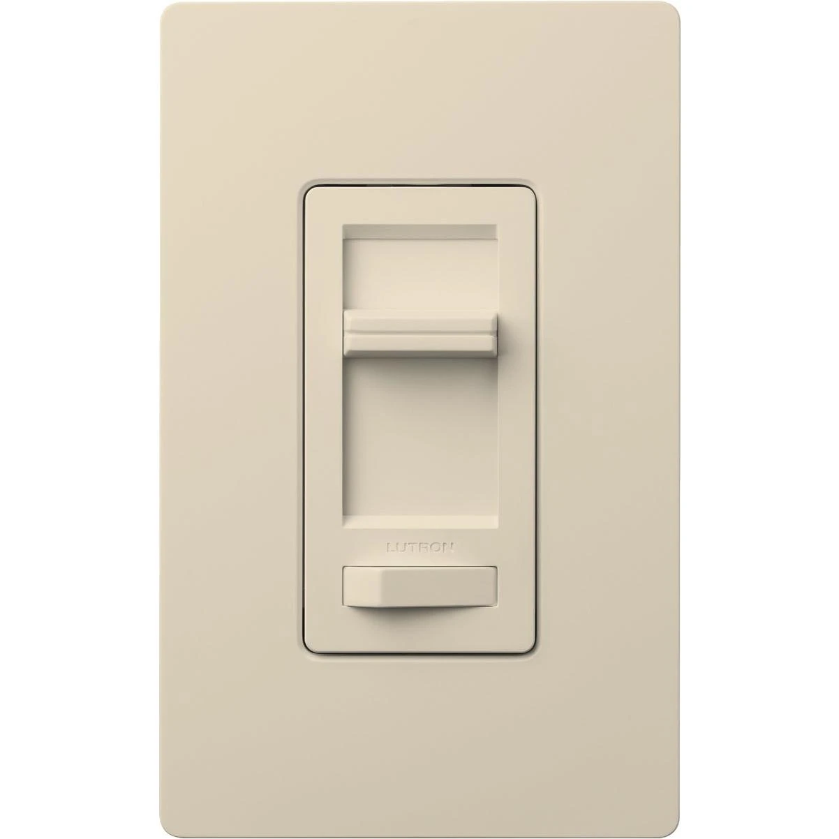 Lutron Lumea Incandescent/Halogen/LED/CFL Light Almond Slide Dimmer Switch