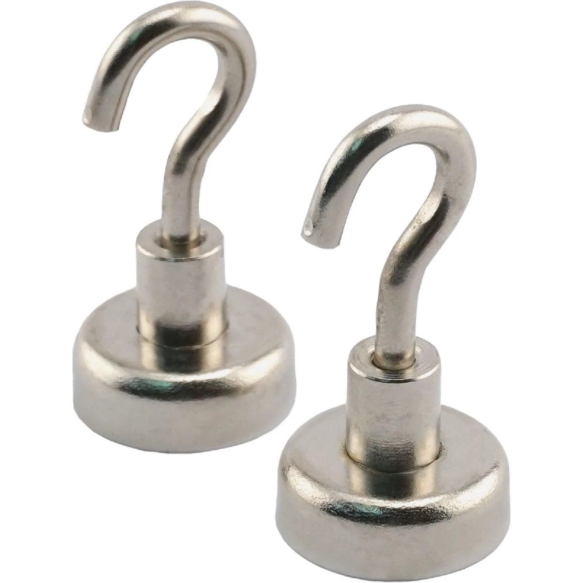 MagnetSource Grade 42 Neodymium 28 Lb. Capacity Magnet Hook (2-Pack)