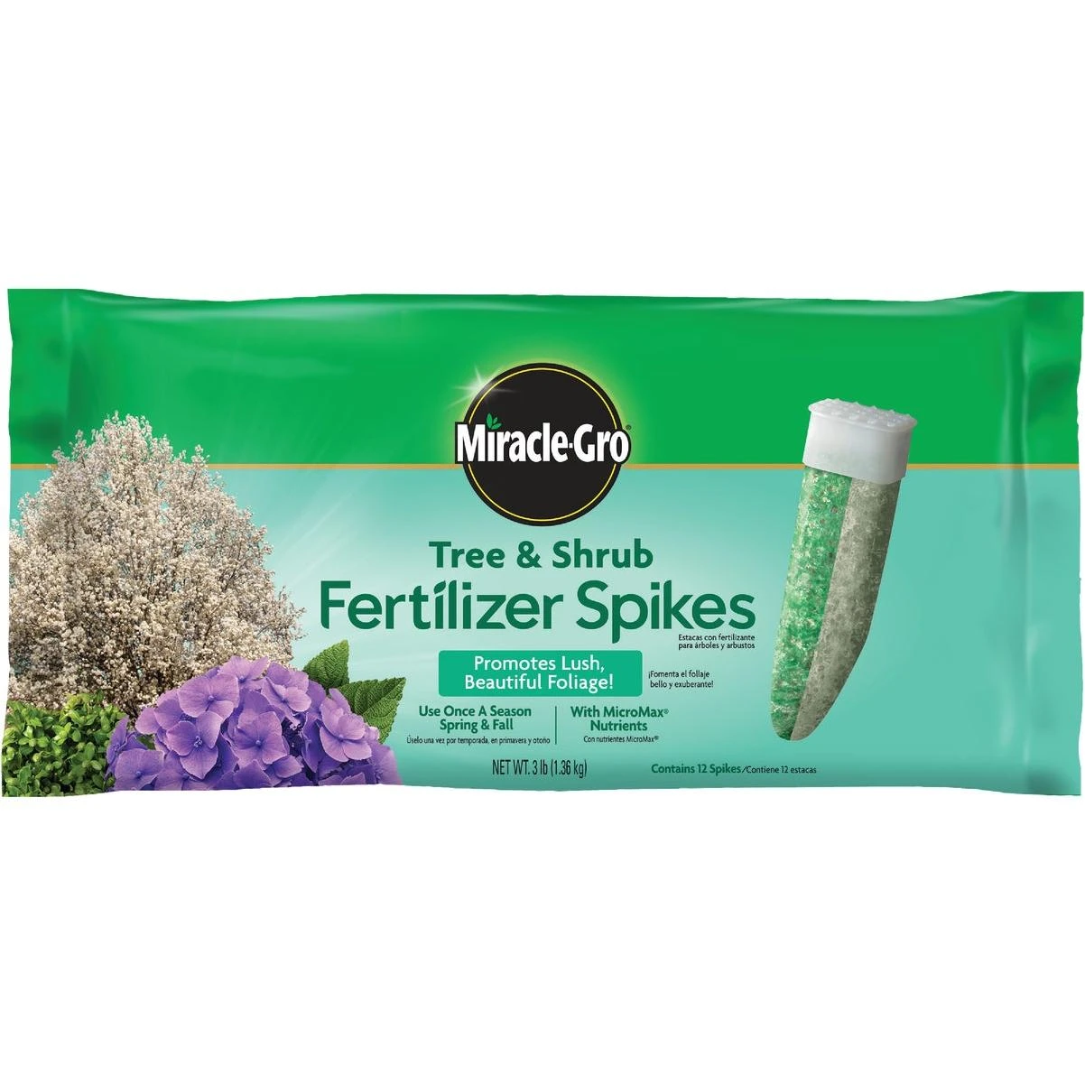 Miracle-Gro Tree & Shrub Fertilizer Spikes (12-Pack)