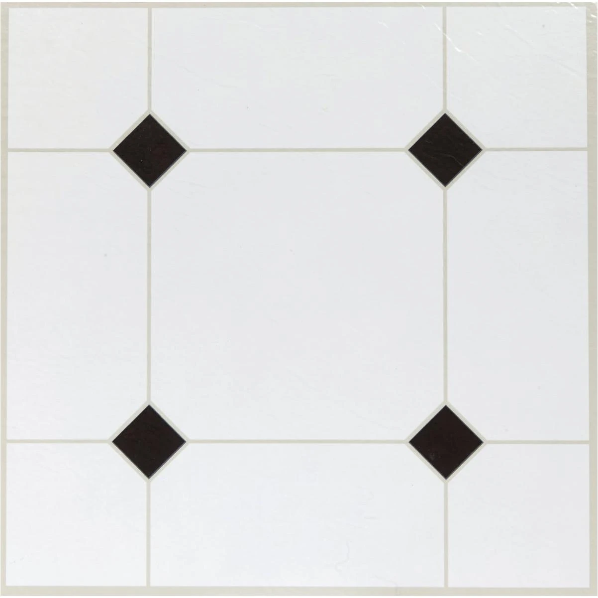 Home Impressions Black Diamond 12 In. x 12 In. Vinyl Floor Tile (45 Sq. Ft./Box)