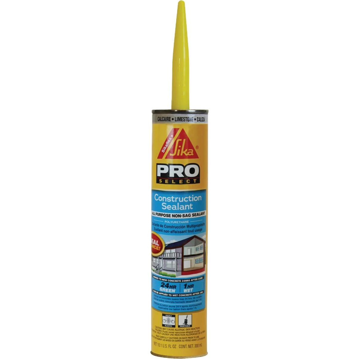 Sikaflex Sika 10.1 Oz. Pro Select Construction Polyurethane Sealant, Limestone