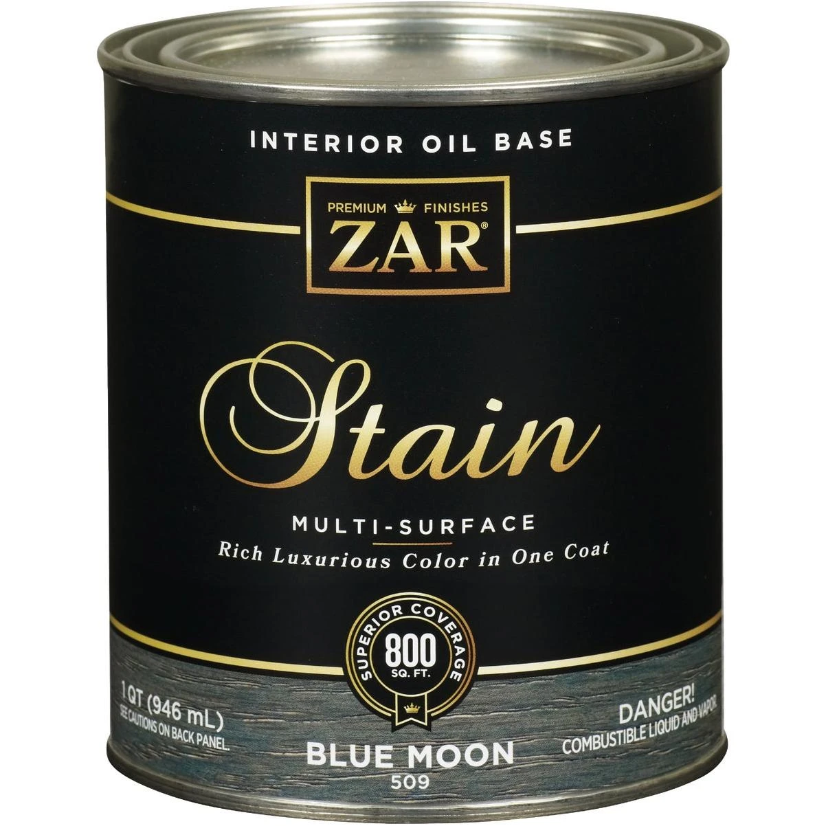 Zar 1 Qt. Blue Moon Oil-Based Multi-Surface Interior Stain