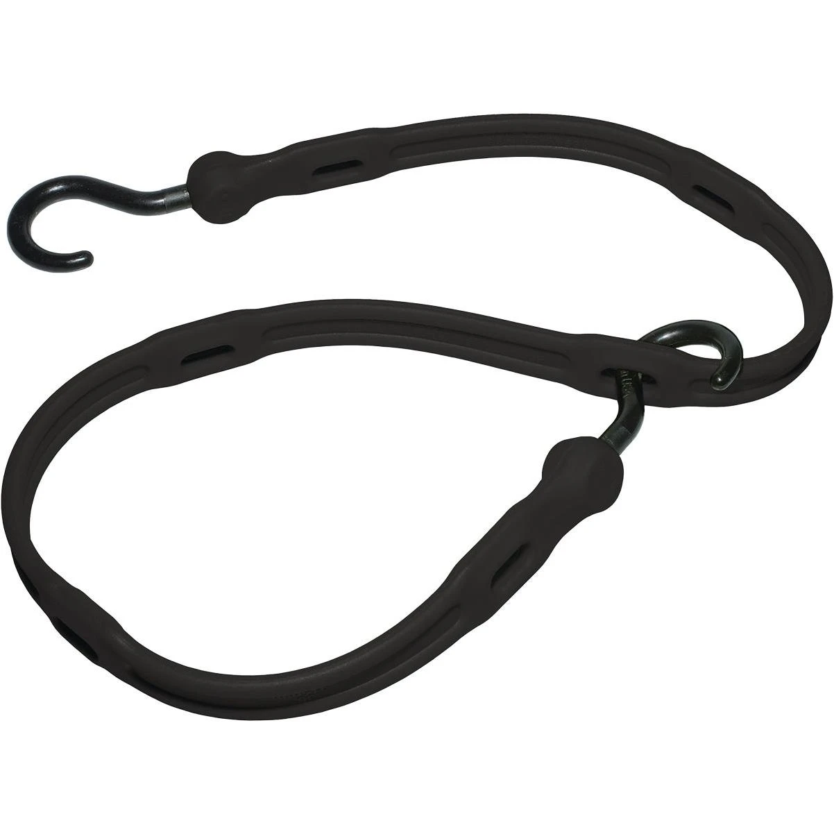 The Perfect Bungee 36 In. 6-in-1 Adjustable Polyurethane Bungee Strap, Black