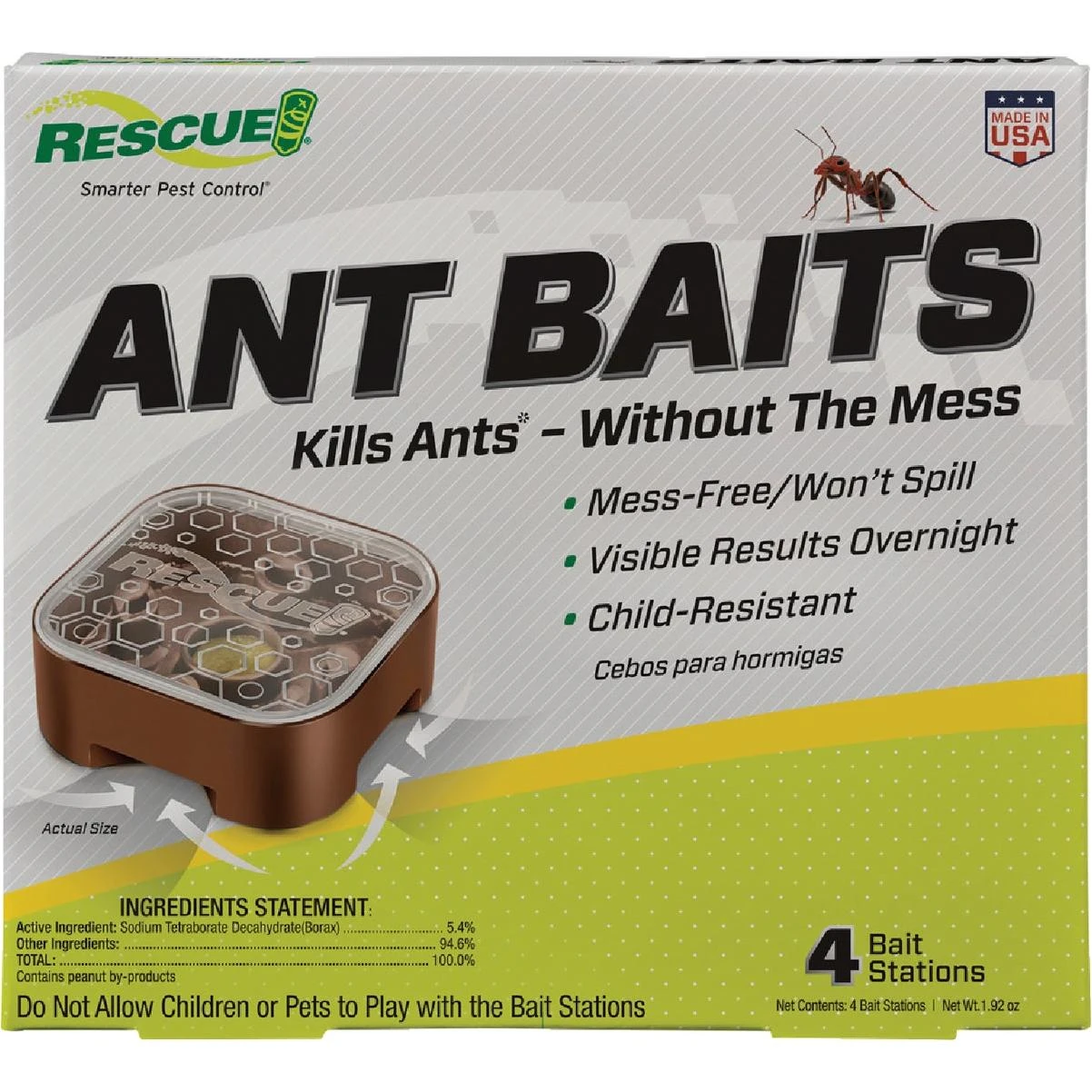 Rescue Ant Bait Station (4-Pack)