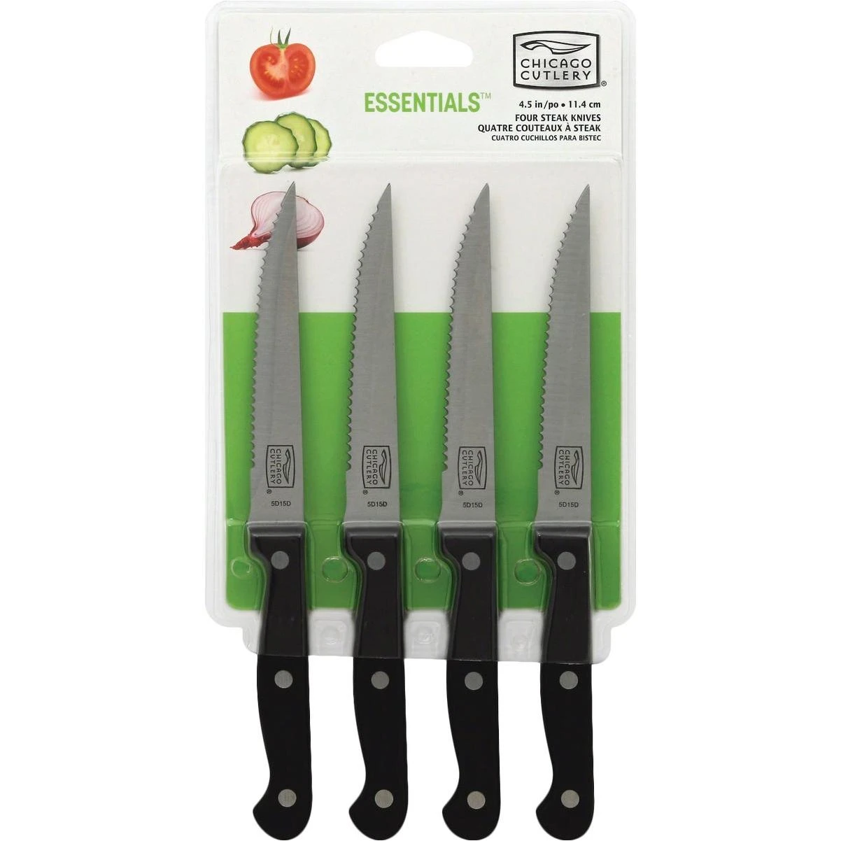 Chicago Cutlery Essentials Steak Knife Set (4-Piece)