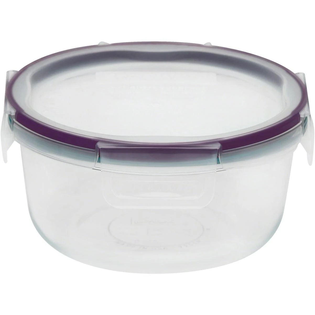 Snapware Total Solution 4-Cup Round Pyrex Glass Storage Container with Lid