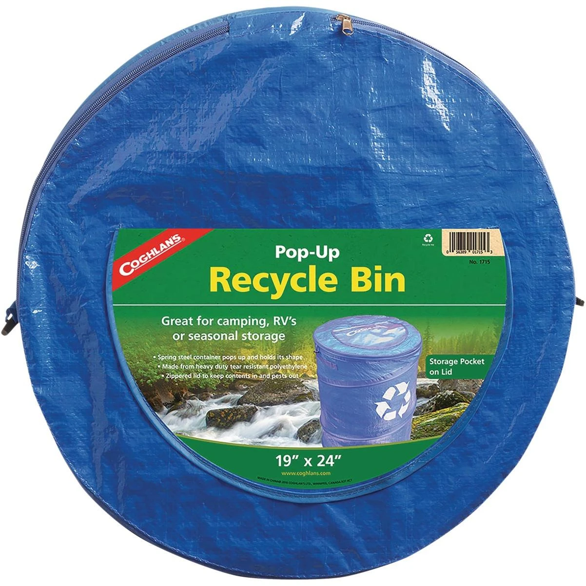 Coghlans 29.5 Gal. Pop-Up Recycle Bin