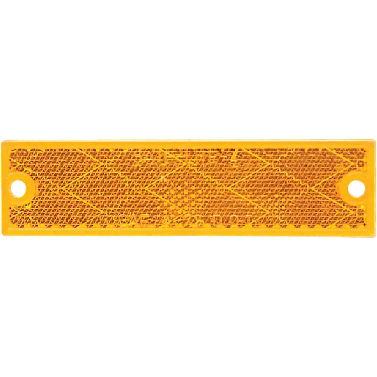 Peterson 1-1/8 In. W. x 4-7/16 In. H. Compact Rectangular Amber Reflector