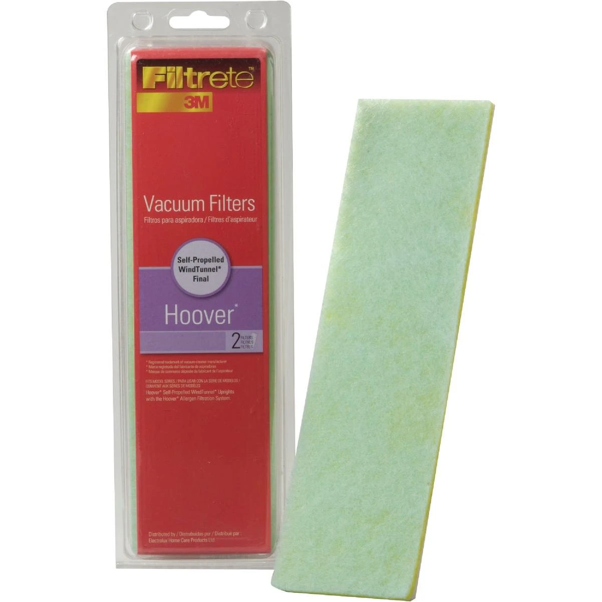 3M Filtrete Hoover Final Allergen Self Propelled WindTunnel Upright Vacuum Filter (2-Pack)