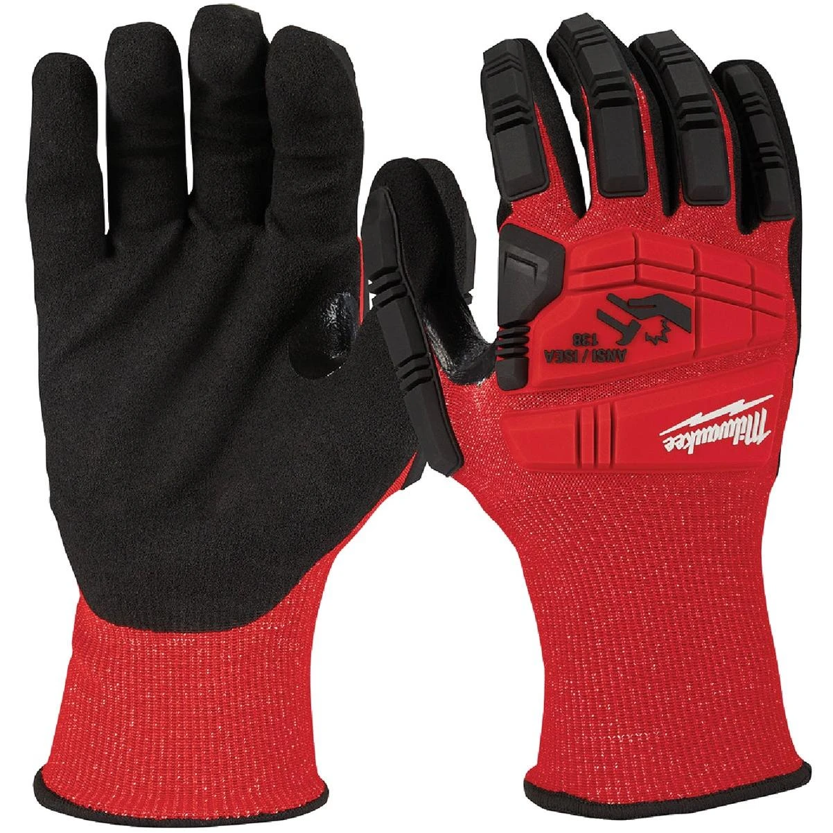Milwaukee Impact Cut Level 3 Medium Unisex Nitrile Dipped Work Gloves