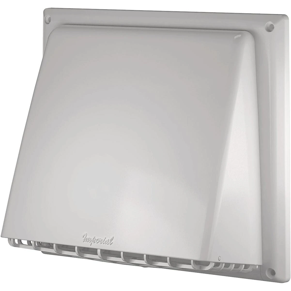 Imperial 6 In. - 7 In. White Plastic Kitchen Wall Vent Cap