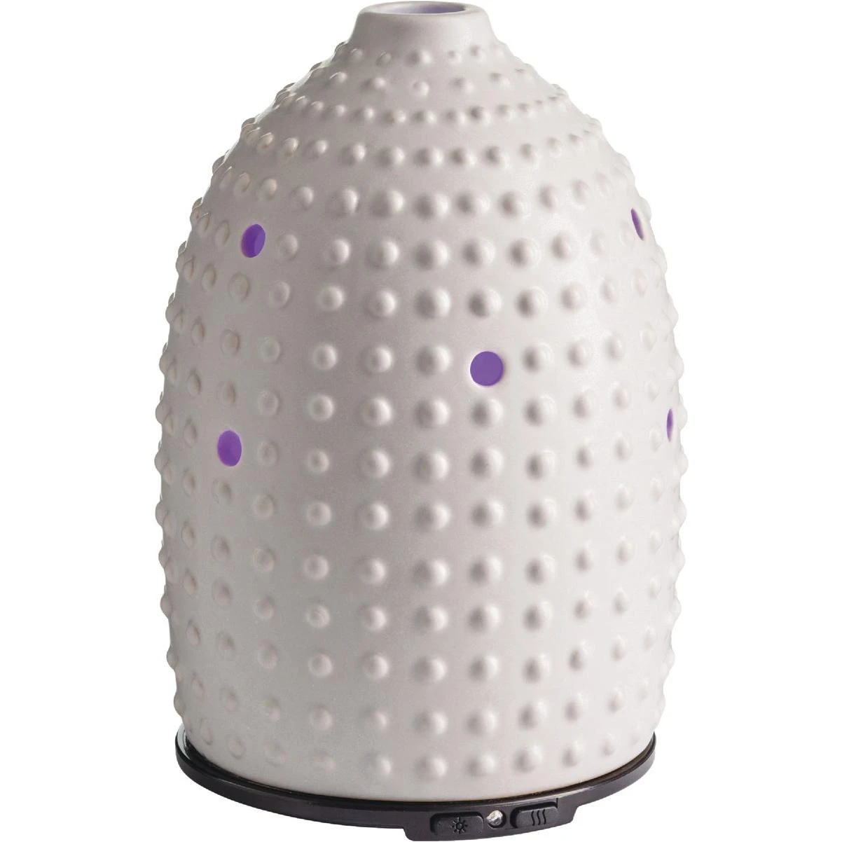Candle Warmers Airome Ultra Sonic Essential Oil Diffuser - Gray Hobnail