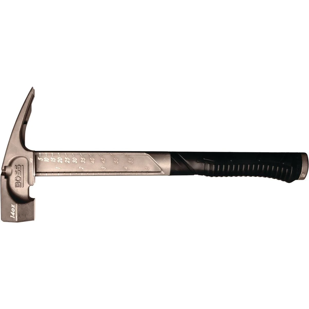 BOSS Hammer Pro Series 14 Oz. Smooth-Face Framing Hammer with Titanium Handle