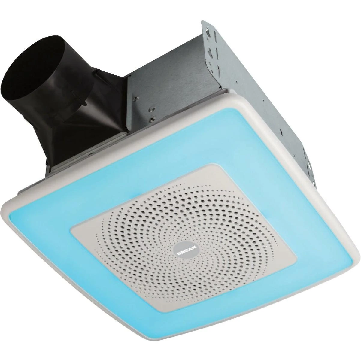 Broan-NuTone ChromaComfort 110 CFM 1.5 Sones 120V Bath Exhaust Fan with LED Light & Sensonic Bluetooth Speaker