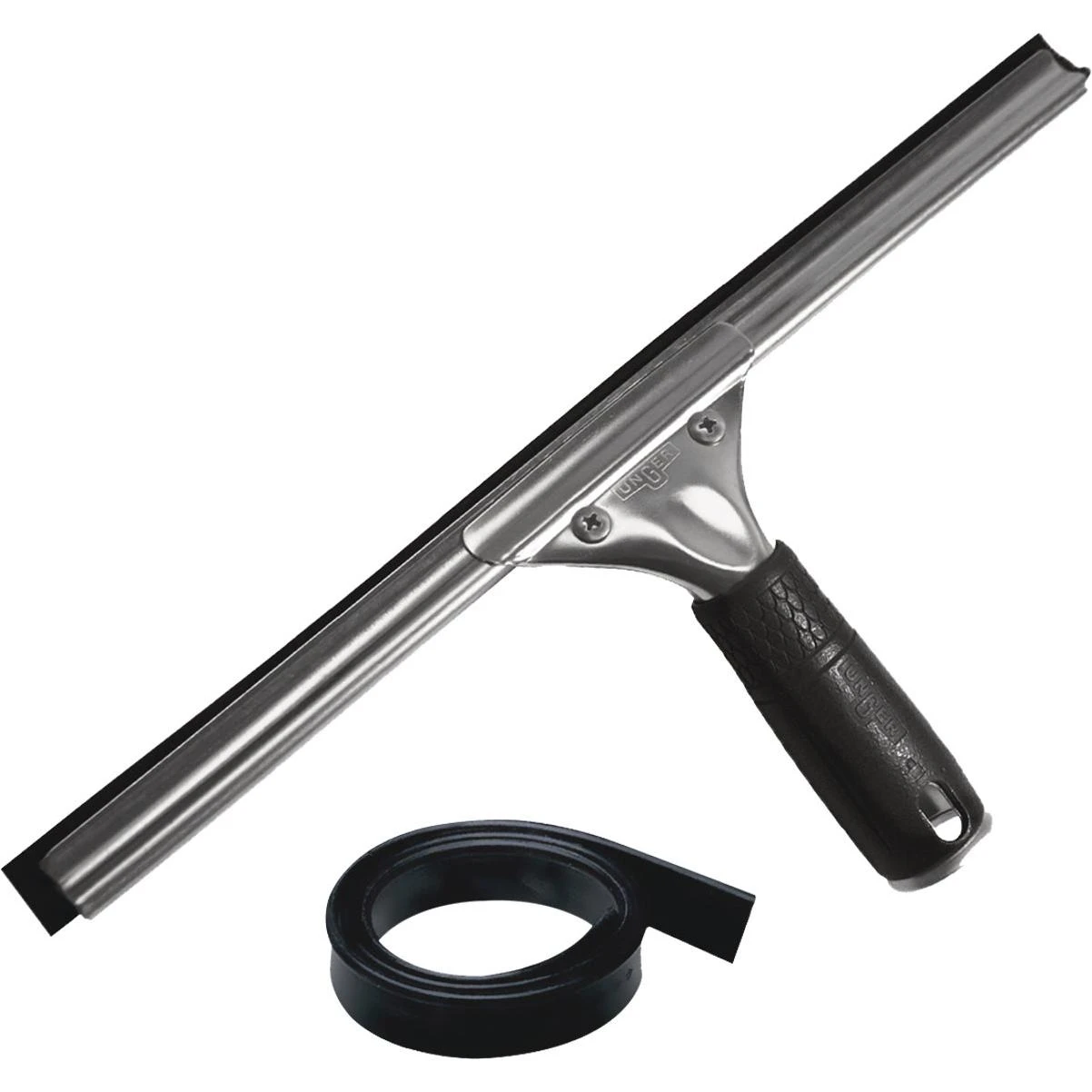 Unger Professional 12 In. Performance Grip Squeegee with Bonus Rubber