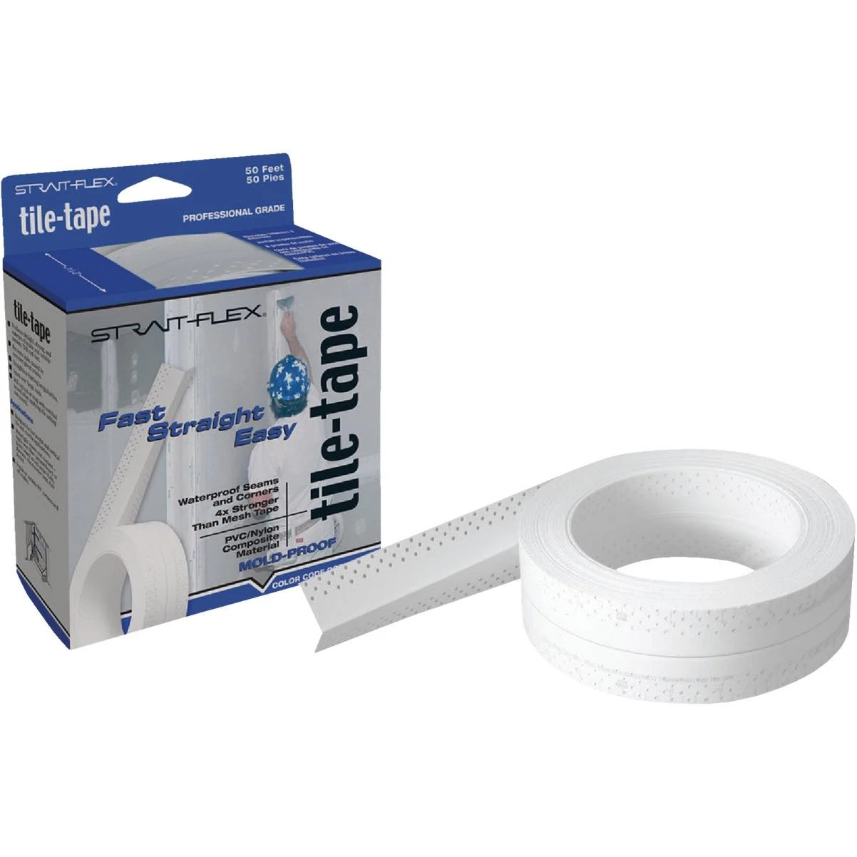 Strait Flex Tile-Tape 2-1/4 In. x 100 Ft. Cement Board Tape