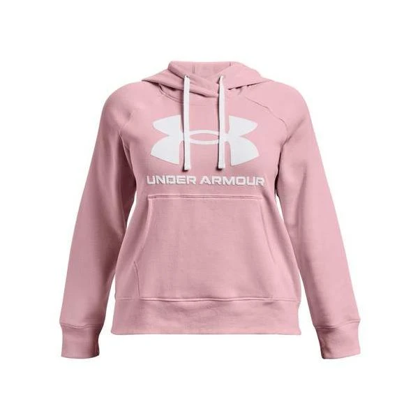 Under Armour Women s Under Armour Rival Fleece Logo Hoodie Size Small Red Fisk Farm Home Monona